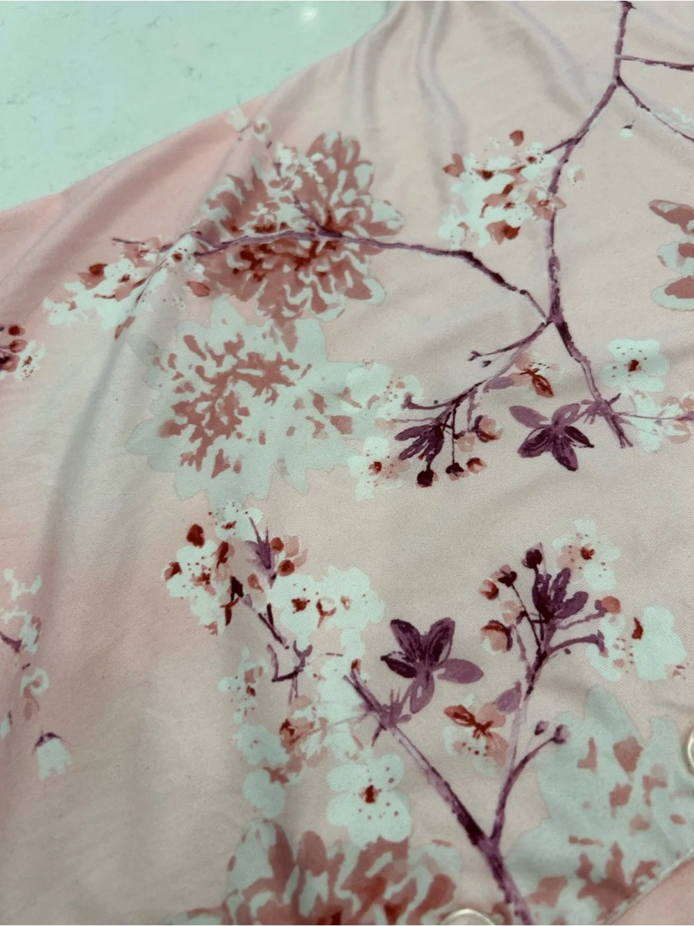 Jones New York Pink Floral Short-Sleeve Pajama Set